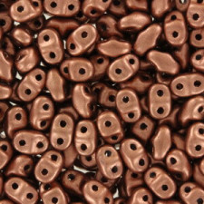 Matubo MiniDuo Perlen 4x2.5mm Matte - metallic copper